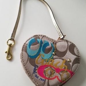 Coach Coin purse wristlet keychain